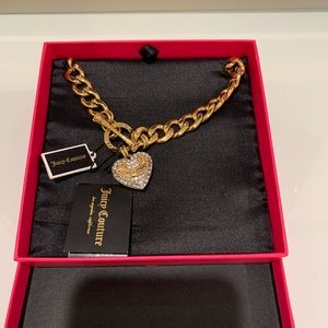 Juicy couture gold necklace